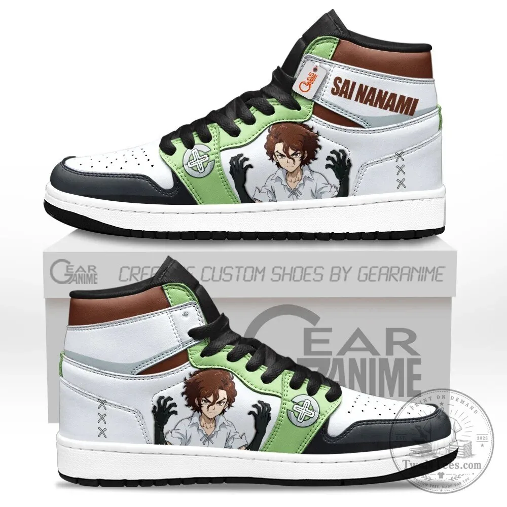 Sai Nanami Jujutsu Kaisen Anime High-Top Sneakers