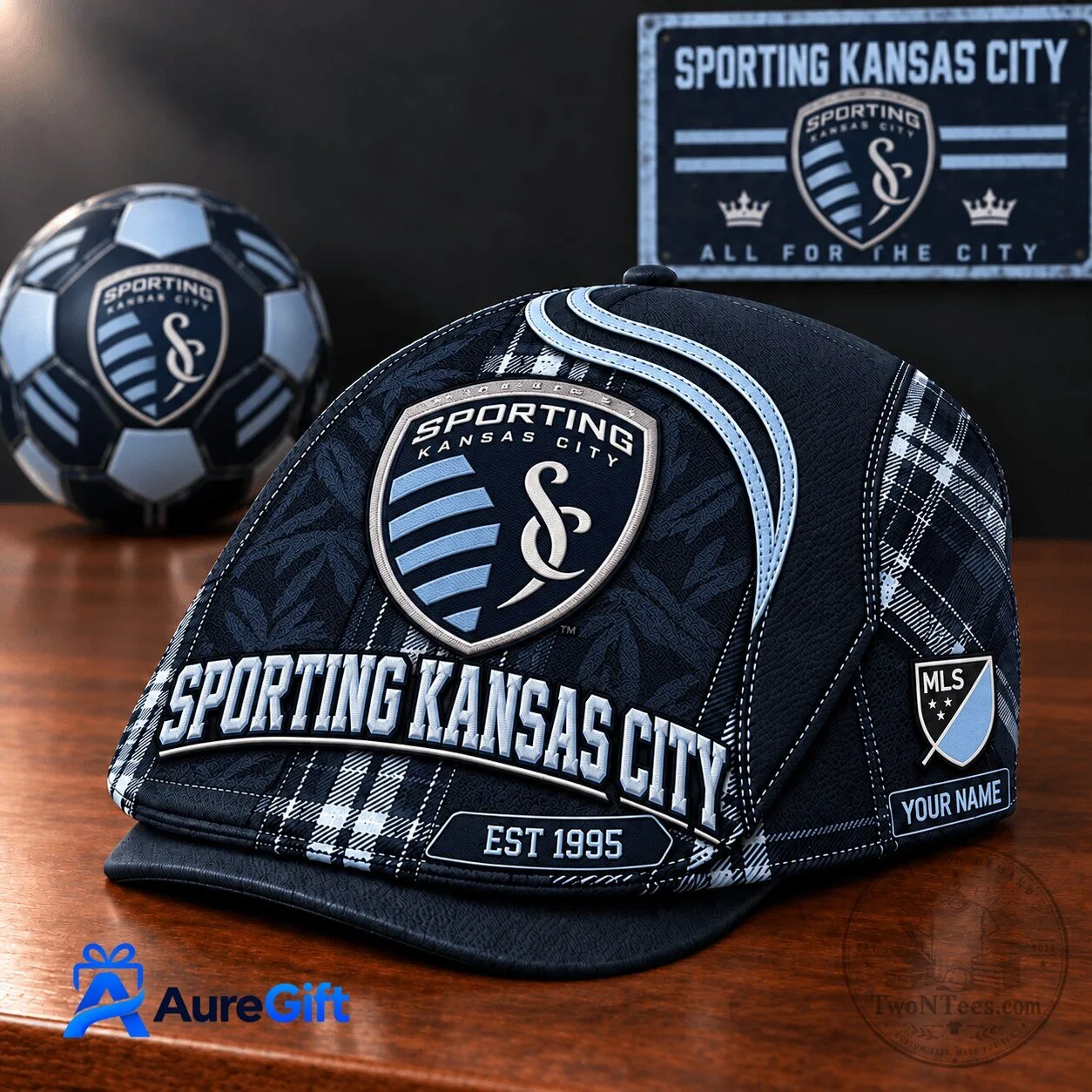 Sporting Kansas City Major League Soccer Personalized Flat Cap Hat 1 Sporting Kansas City Major League Soccer Personalized Flat Cap Hat
