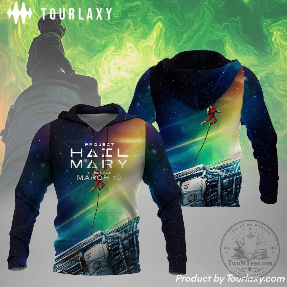 Project Hail Mary Movie Poster Science Fiction Space Adventure T-Shirt 3 Project Hail Mary Movie Poster Science Fiction Space Adventure T-Shirt