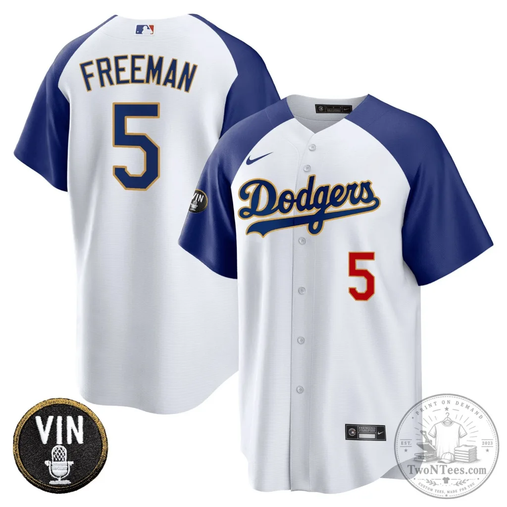 Los Angeles Dodgers Freddie Freeman Baseball Jersey Los Angeles Dodgers Freddie Freeman Baseball Jersey
