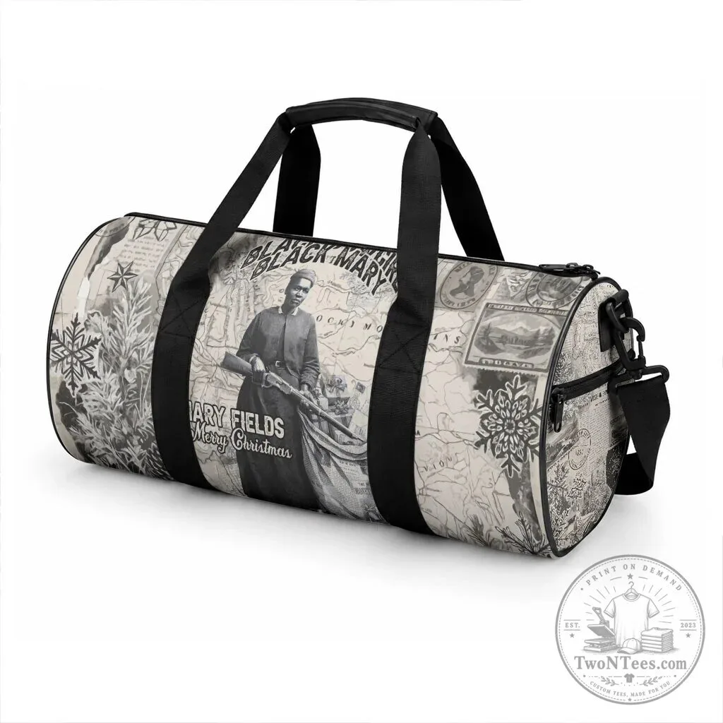 Mary Fields Christmas Duffle Bag Stagecoach Mary Vintage Western Mail Carrier 5 Mary Fields Christmas Duffle Bag Stagecoach Mary Vintage Western Mail Carrier