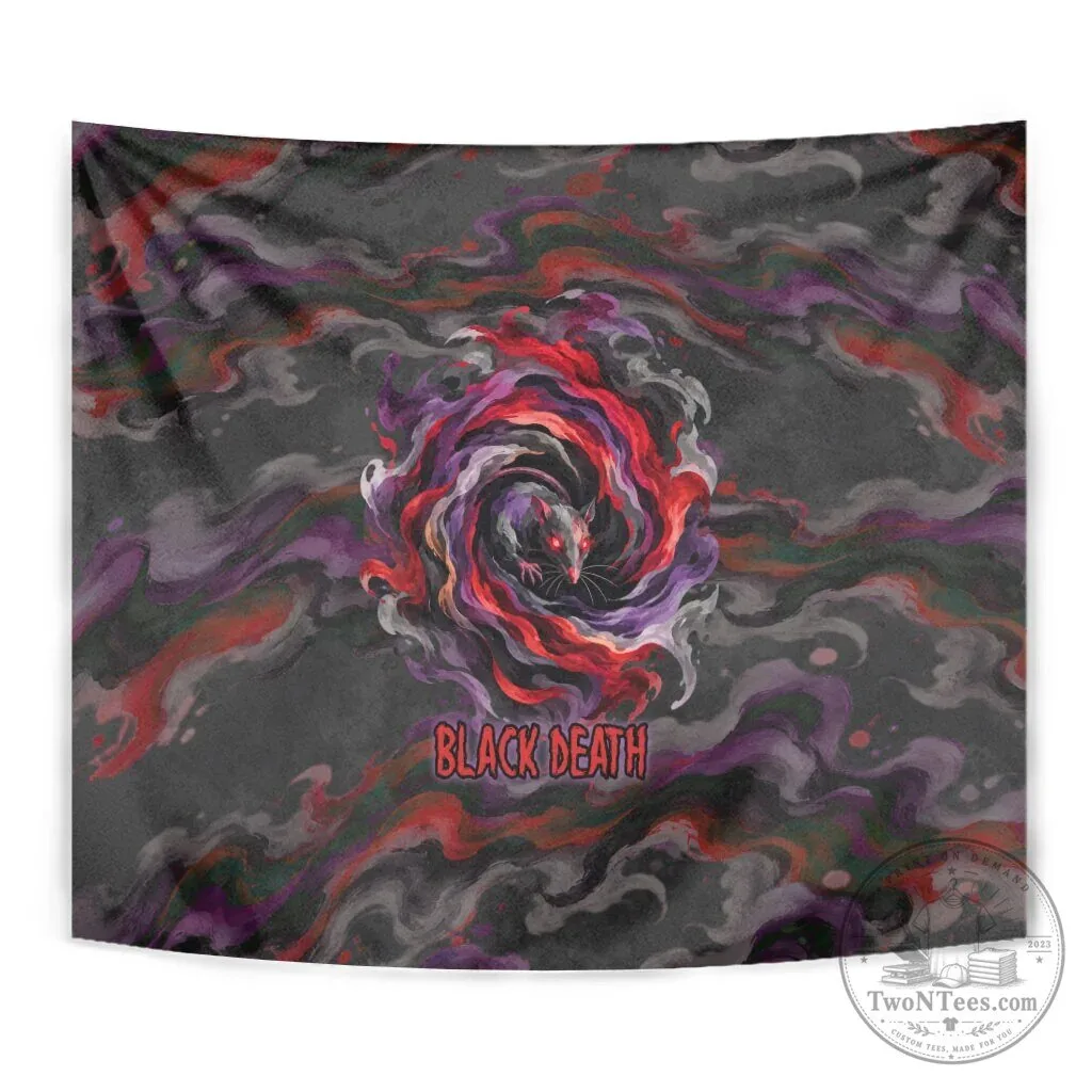 Black Death Plague Doctor Gothic Fantasy Wall Hanging Tapestry for Home Decor 11 Black Death Plague Doctor Gothic Fantasy Wall Hanging Tapestry for Home Decor