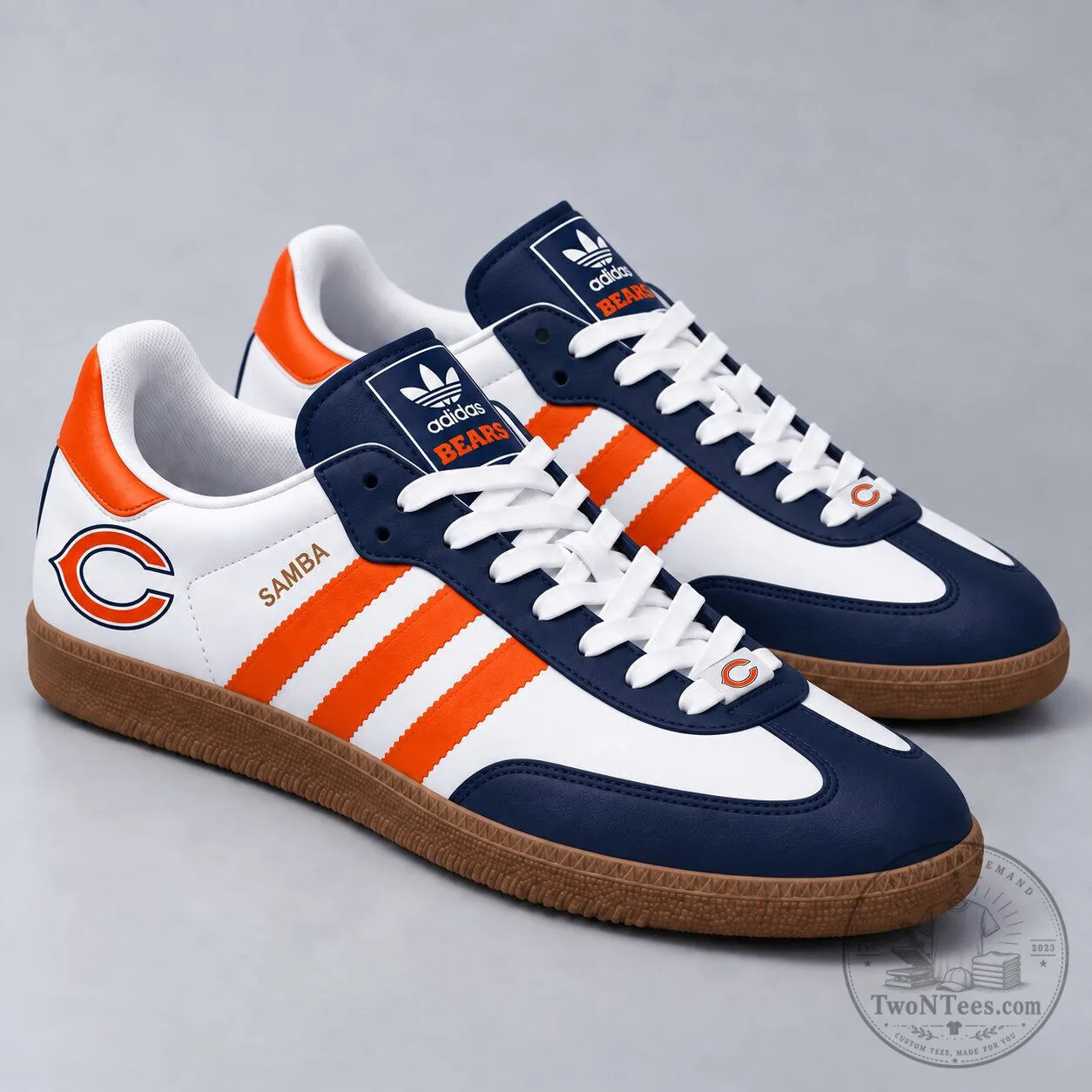 Chicago Bears NFL Team Pride Samba Style Casual Sneakers