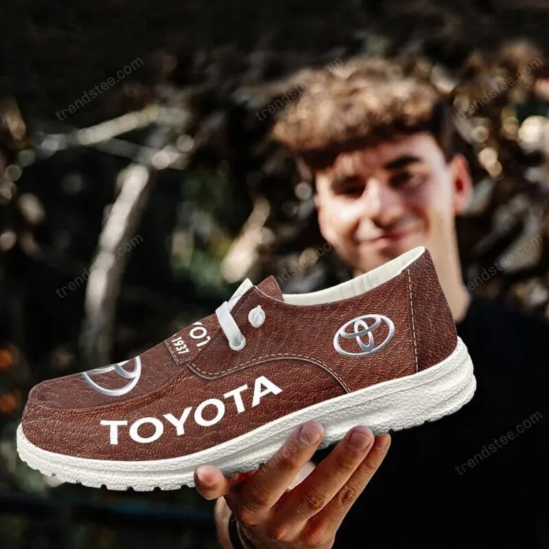Toyota Logo Brown Casual Design Loafer Shoes for Men and Women 8 Toyota Logo Brown Casual Design Loafer Shoes for Men and Women