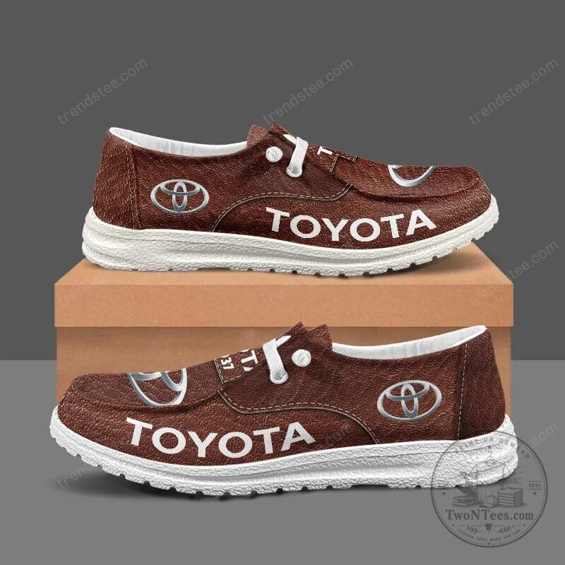 Toyota Logo Brown Casual Design Loafer Shoes for Men and Women 9 Toyota Logo Brown Casual Design Loafer Shoes for Men and Women