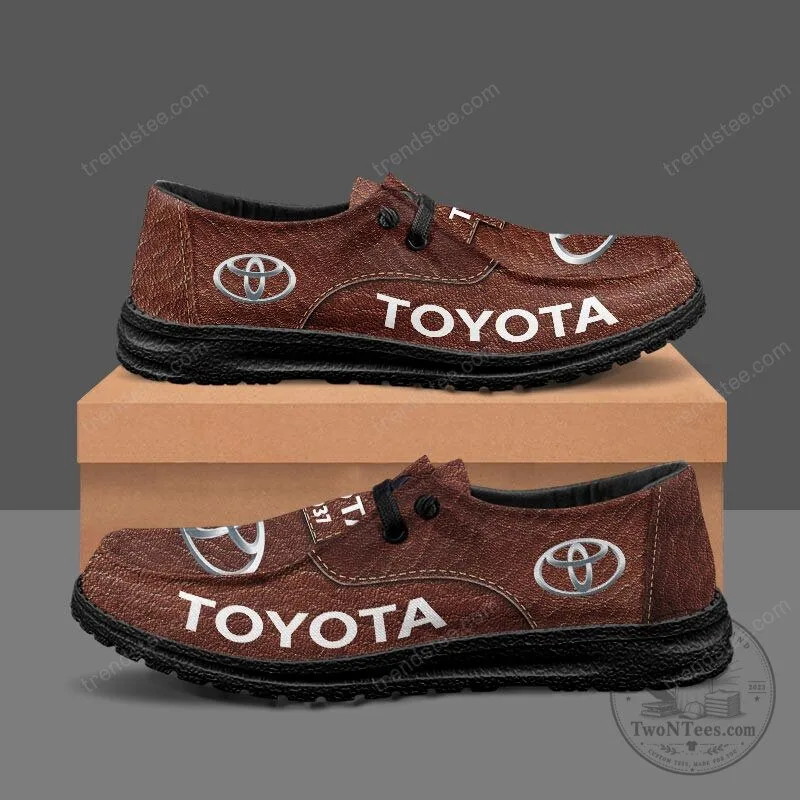 Toyota Logo Brown Casual Design Loafer Shoes for Men and Women 12 Toyota Logo Brown Casual Design Loafer Shoes for Men and Women