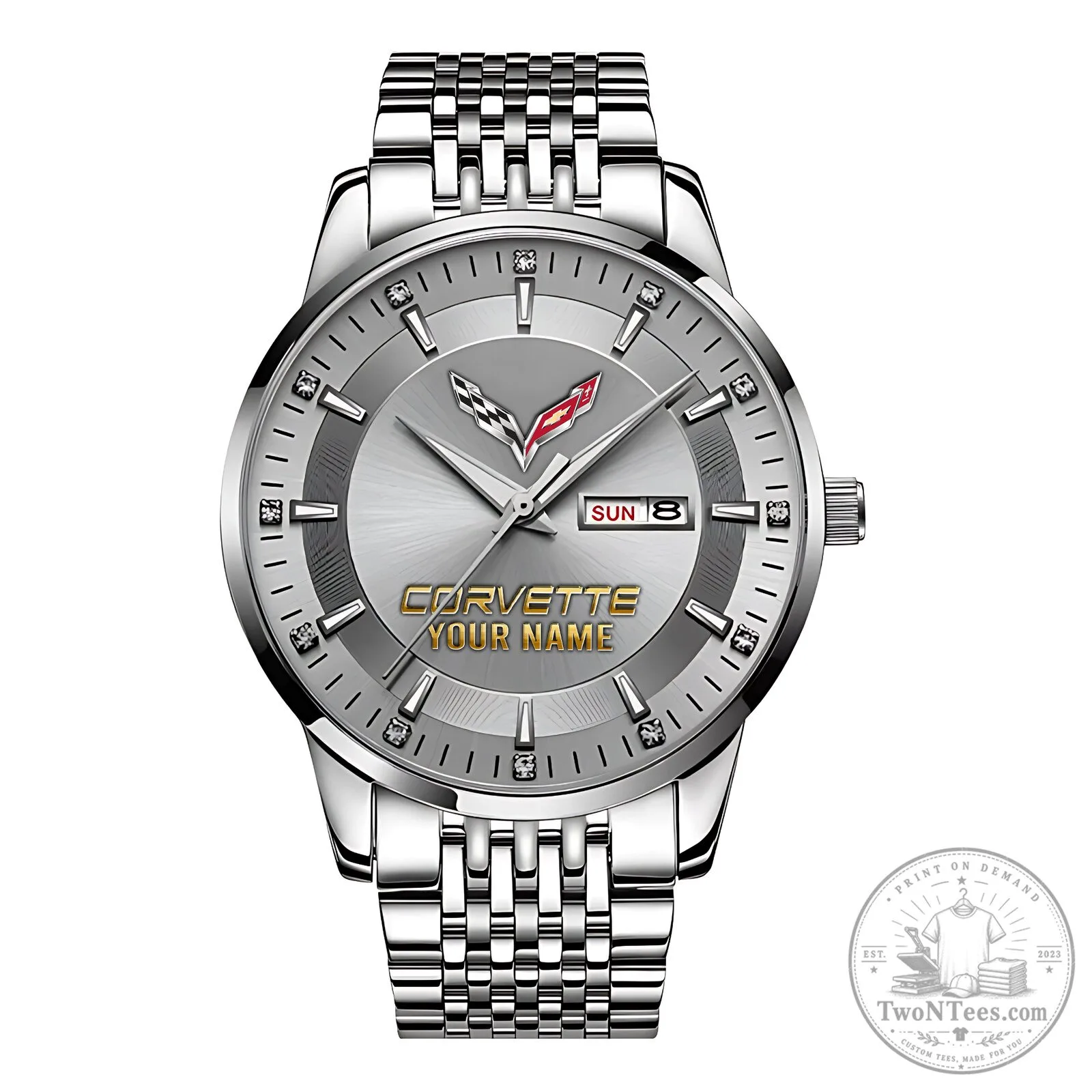 Corvette Custom Name Elegant Fashion Design Men's Watch 17 Corvette Custom Name Elegant Fashion Design Men