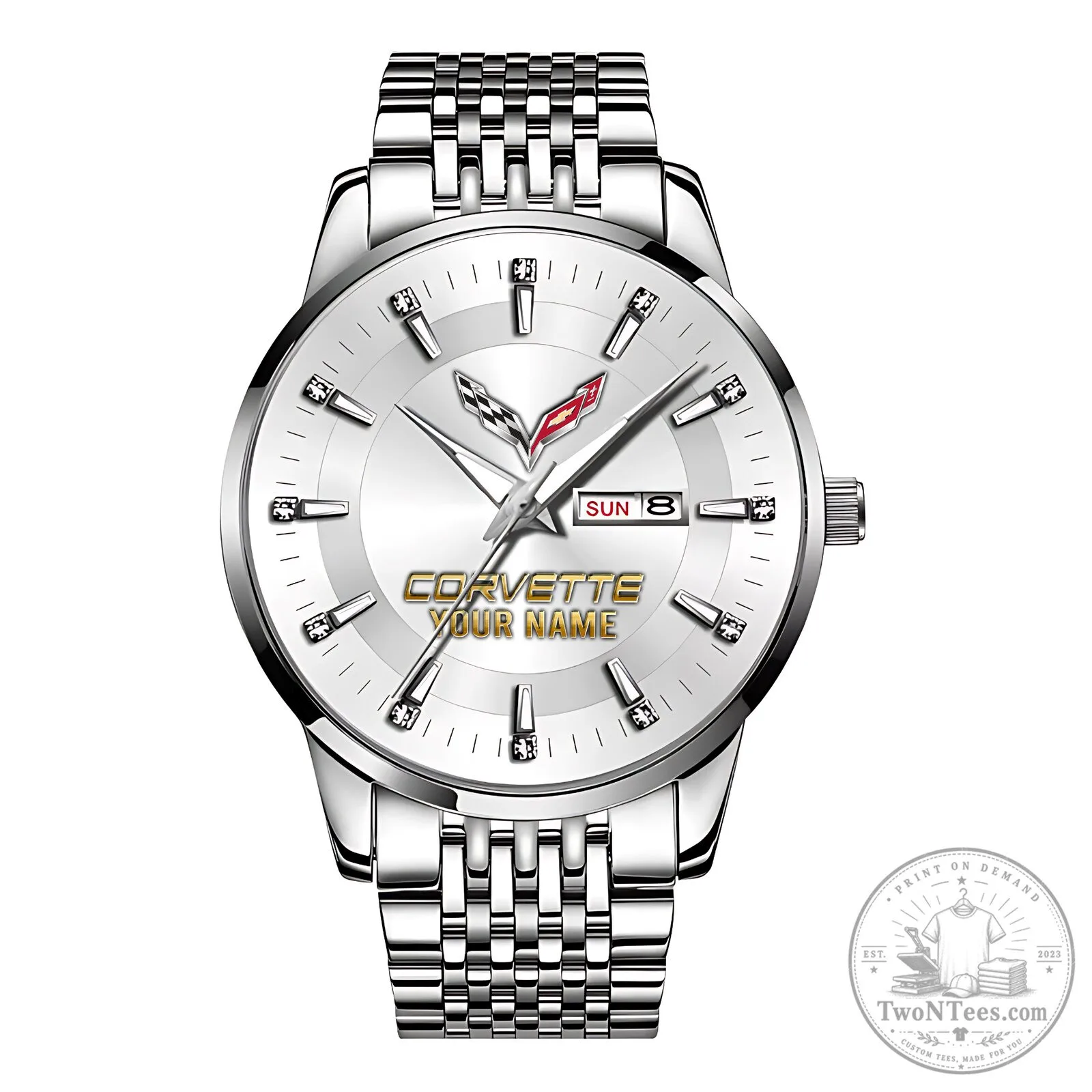 Corvette Custom Name Elegant Fashion Design Men's Watch 18 Corvette Custom Name Elegant Fashion Design Men