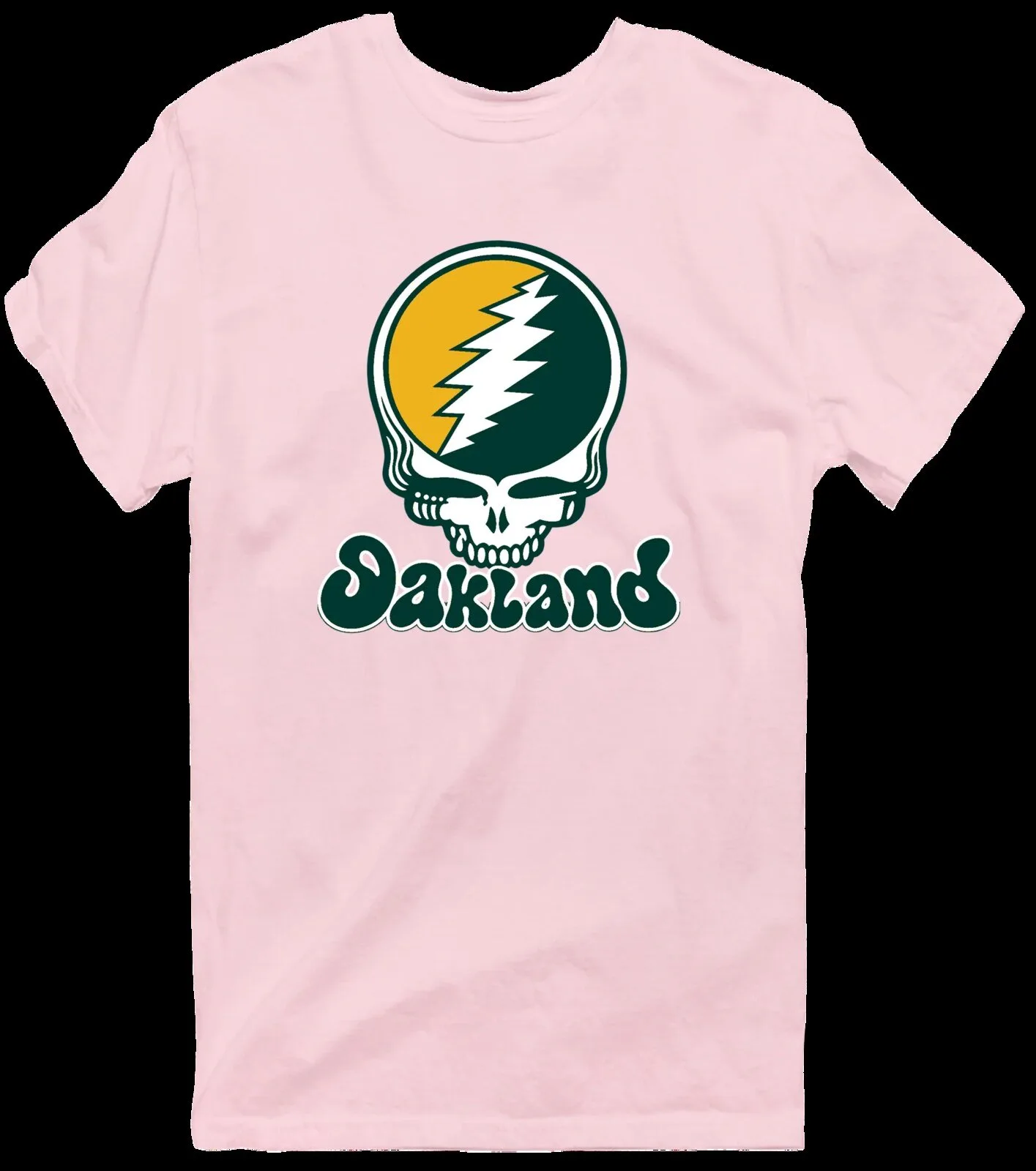 Oakland Athletics Grateful Dead Steal Your Face Baseball T-Shirt 14 Oakland Athletics Grateful Dead Steal Your Face Baseball T-Shirt