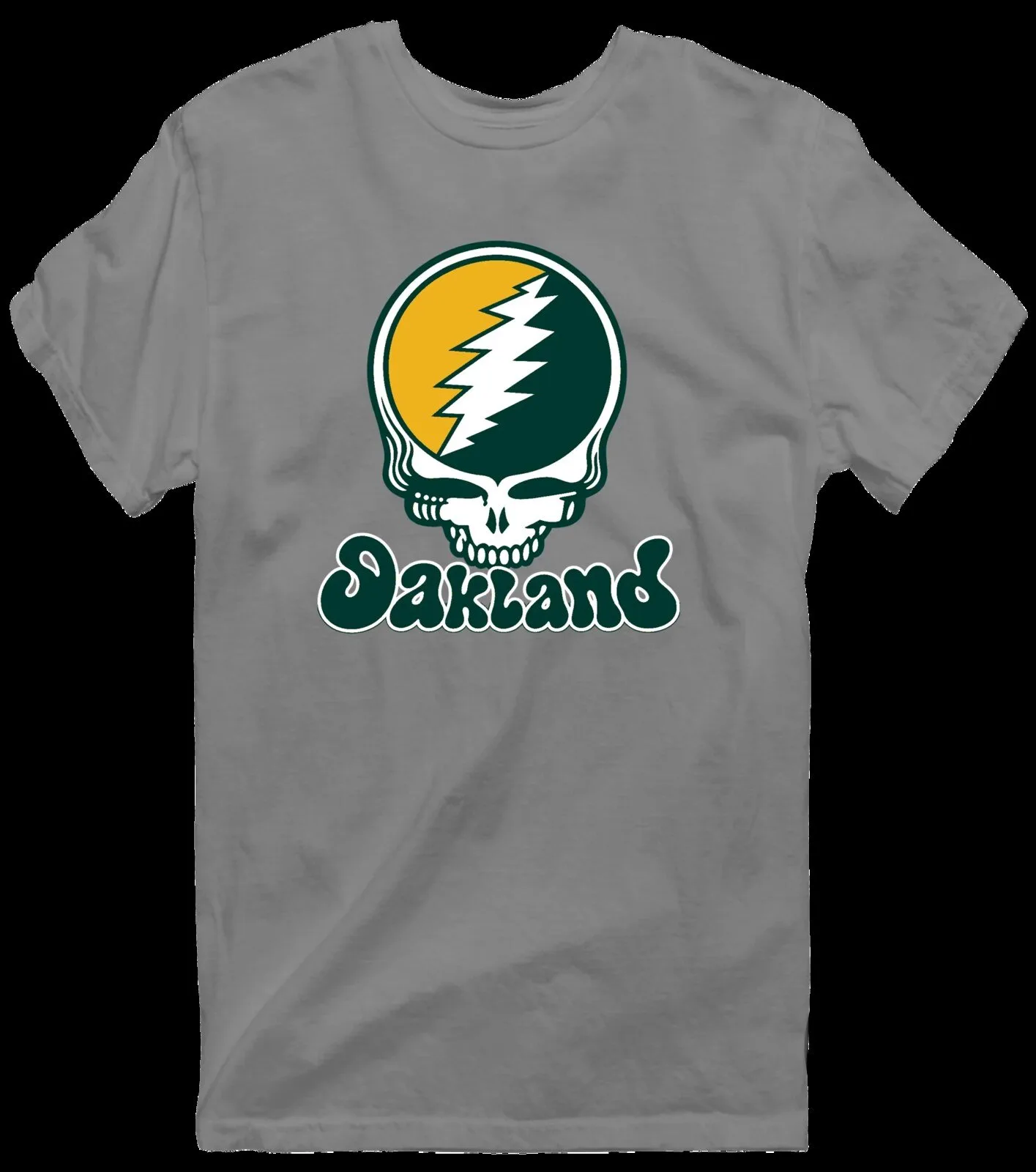 Oakland Athletics Grateful Dead Steal Your Face Baseball T-Shirt 15 Oakland Athletics Grateful Dead Steal Your Face Baseball T-Shirt