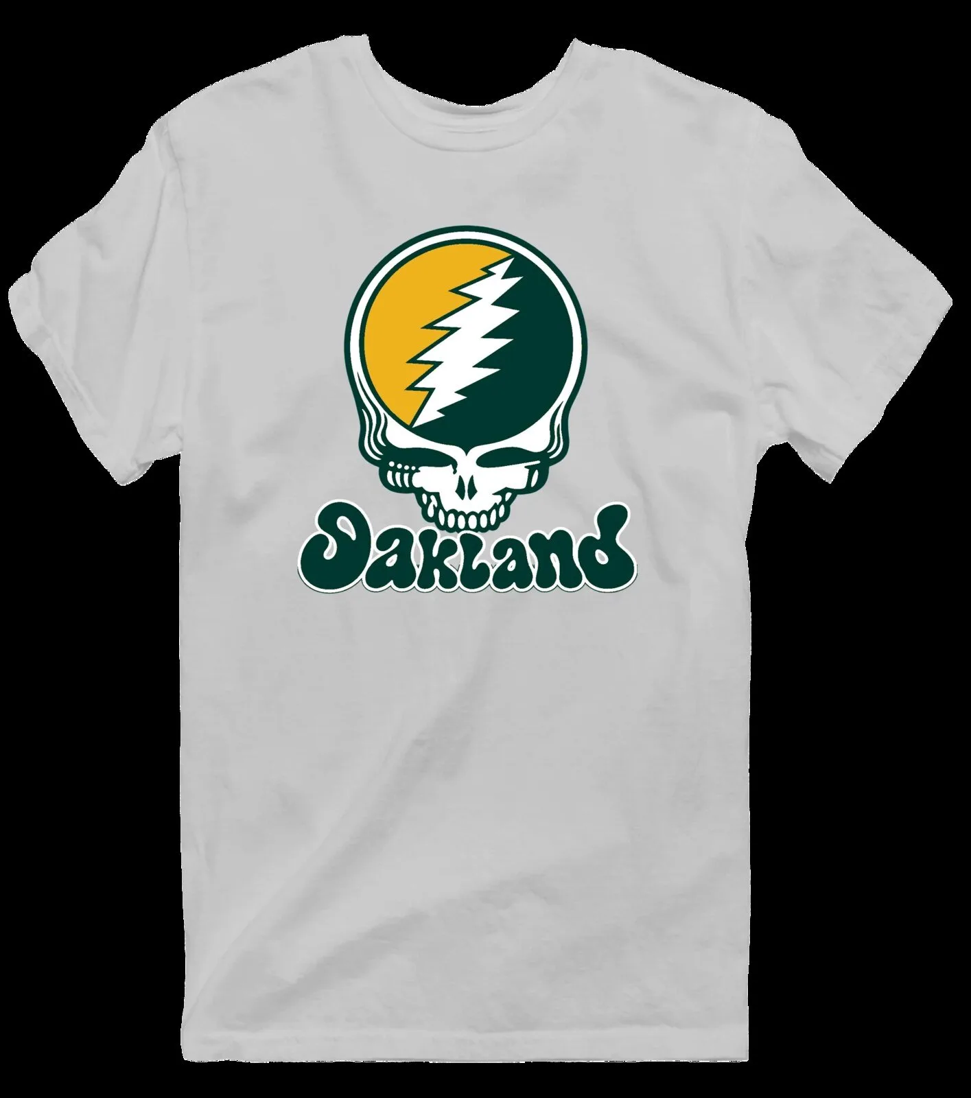 Oakland Athletics Grateful Dead Steal Your Face Baseball T-Shirt 16 Oakland Athletics Grateful Dead Steal Your Face Baseball T-Shirt