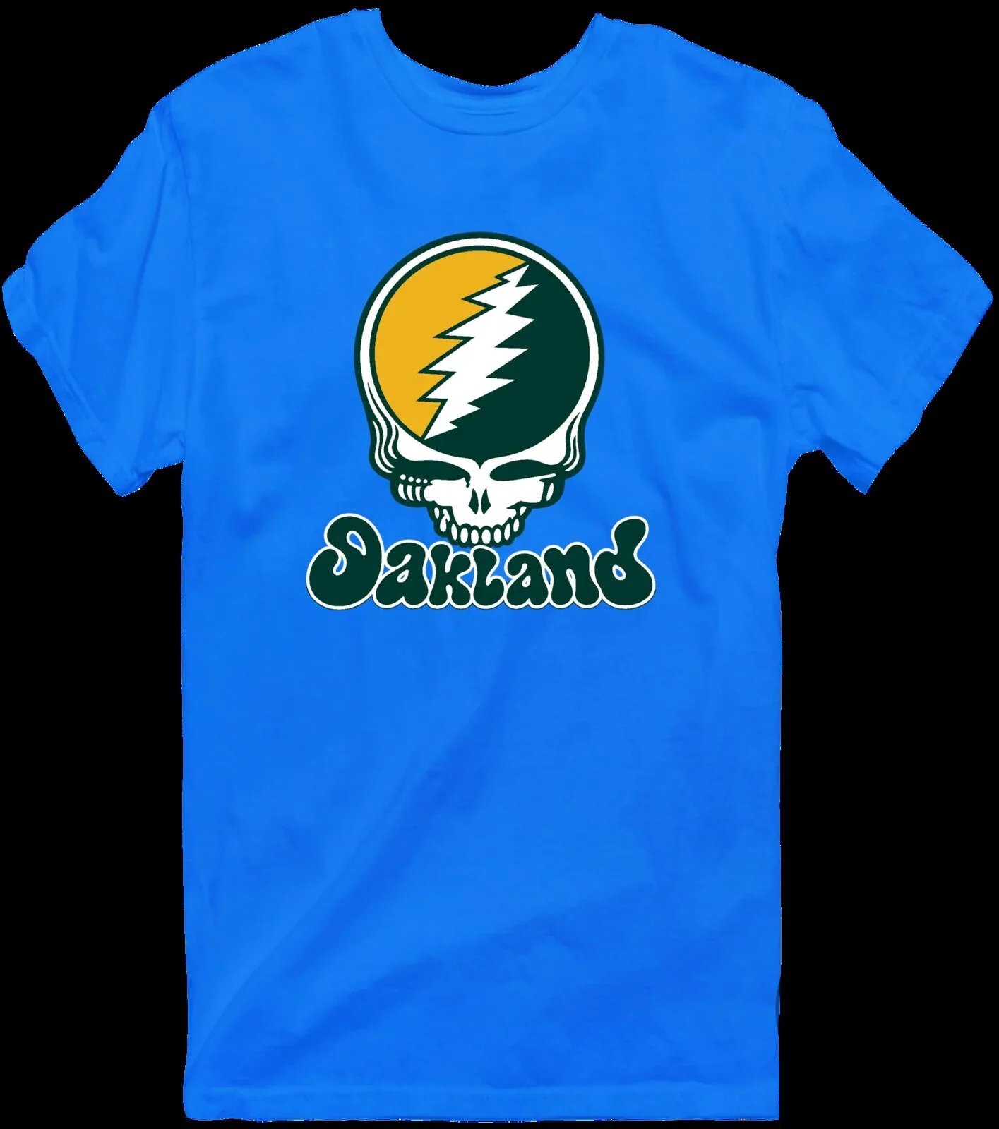 Oakland Athletics Grateful Dead Steal Your Face Baseball T-Shirt 17 Oakland Athletics Grateful Dead Steal Your Face Baseball T-Shirt