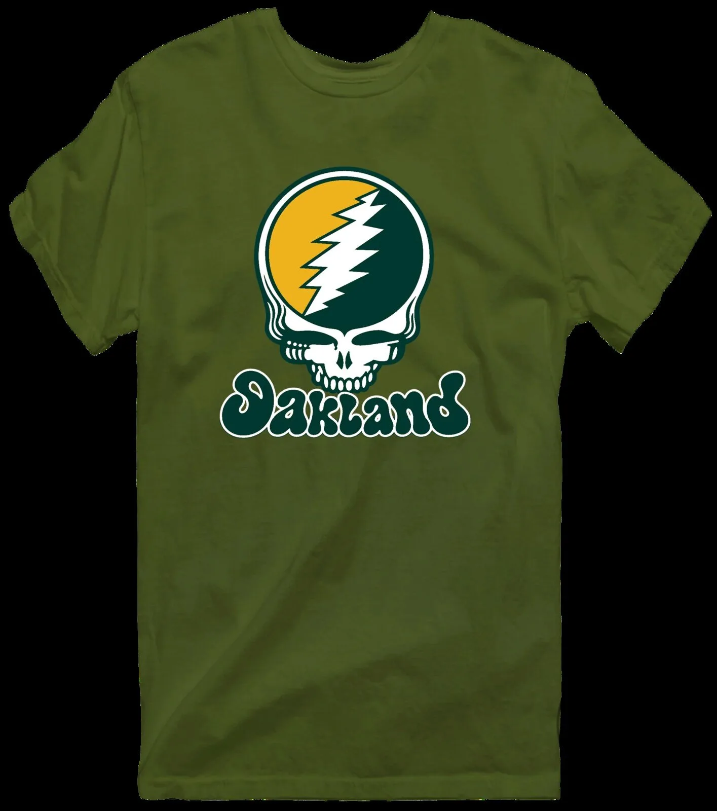 Oakland Athletics Grateful Dead Steal Your Face Baseball T-Shirt 18 Oakland Athletics Grateful Dead Steal Your Face Baseball T-Shirt