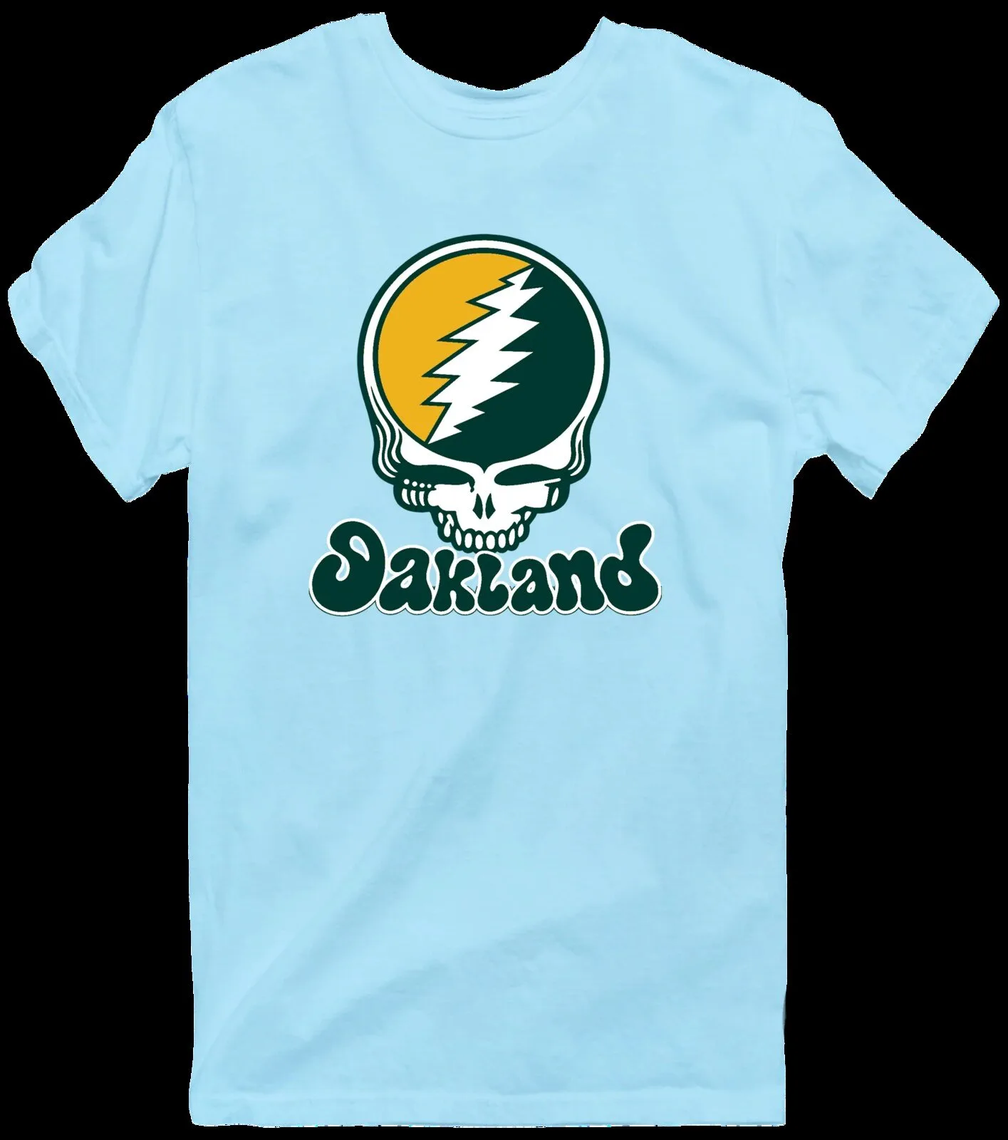 Oakland Athletics Grateful Dead Steal Your Face Baseball T-Shirt 21 Oakland Athletics Grateful Dead Steal Your Face Baseball T-Shirt