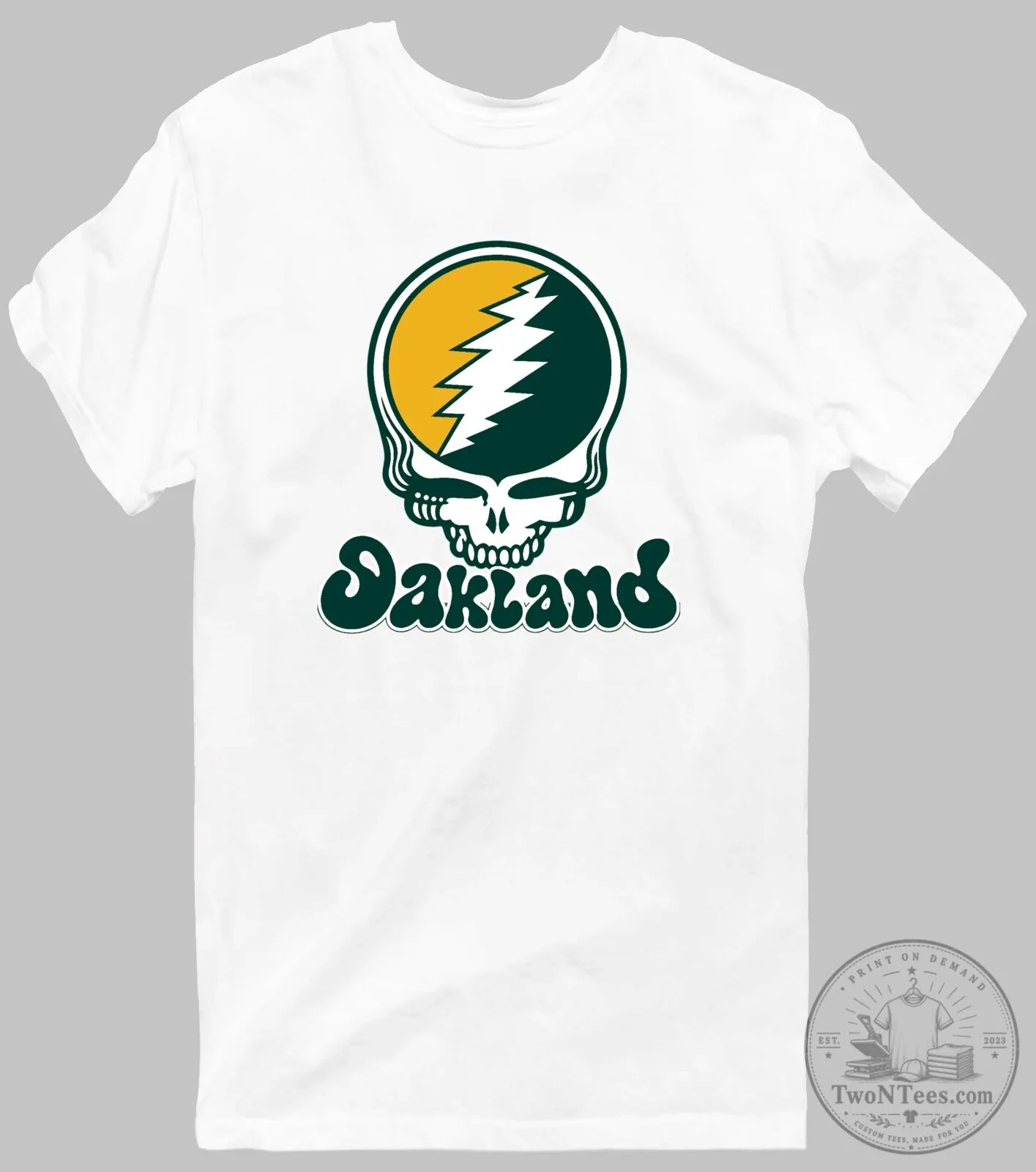 Oakland Athletics Grateful Dead Steal Your Face Baseball T-Shirt 24 Oakland Athletics Grateful Dead Steal Your Face Baseball T-Shirt