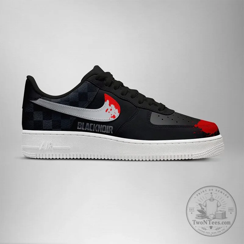 The Boys Black Noir Splatter Custom Sneakers 4 The Boys Black Noir Splatter Custom Sneakers