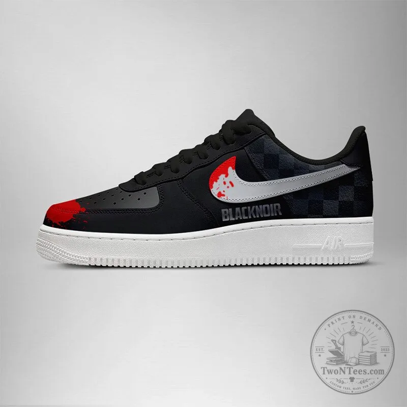 The Boys Black Noir Splatter Custom Sneakers 5 The Boys Black Noir Splatter Custom Sneakers