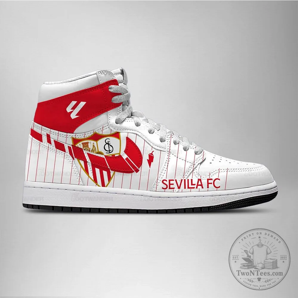 Sevilla FC La Liga High-Top Sneakers, Custom Football Team Fan Shoes 4 Sevilla FC La Liga High-Top Sneakers, Custom Football Team Fan Shoes