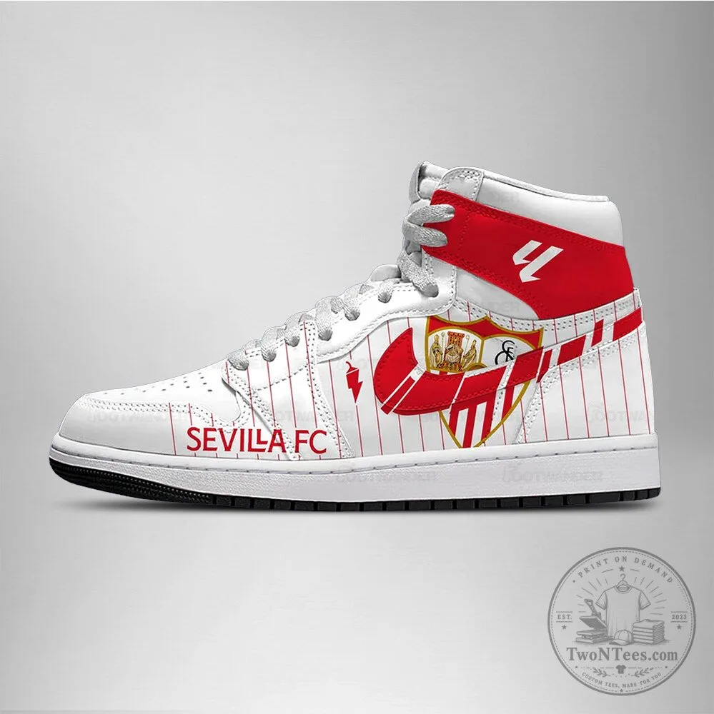 Sevilla FC La Liga High-Top Sneakers, Custom Football Team Fan Shoes 5 Sevilla FC La Liga High-Top Sneakers, Custom Football Team Fan Shoes