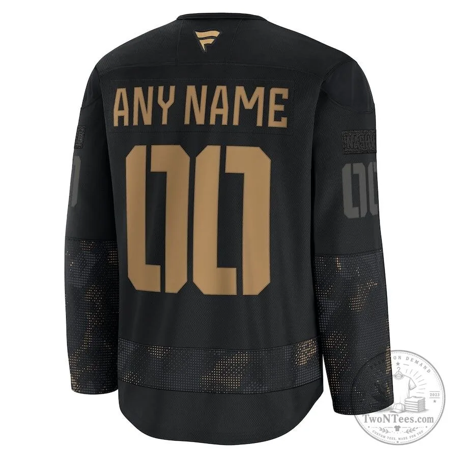 Nashville Predators Military Appreciation Black Hockey Jersey 3 Nashville Predators Military Appreciation Black Hockey Jersey