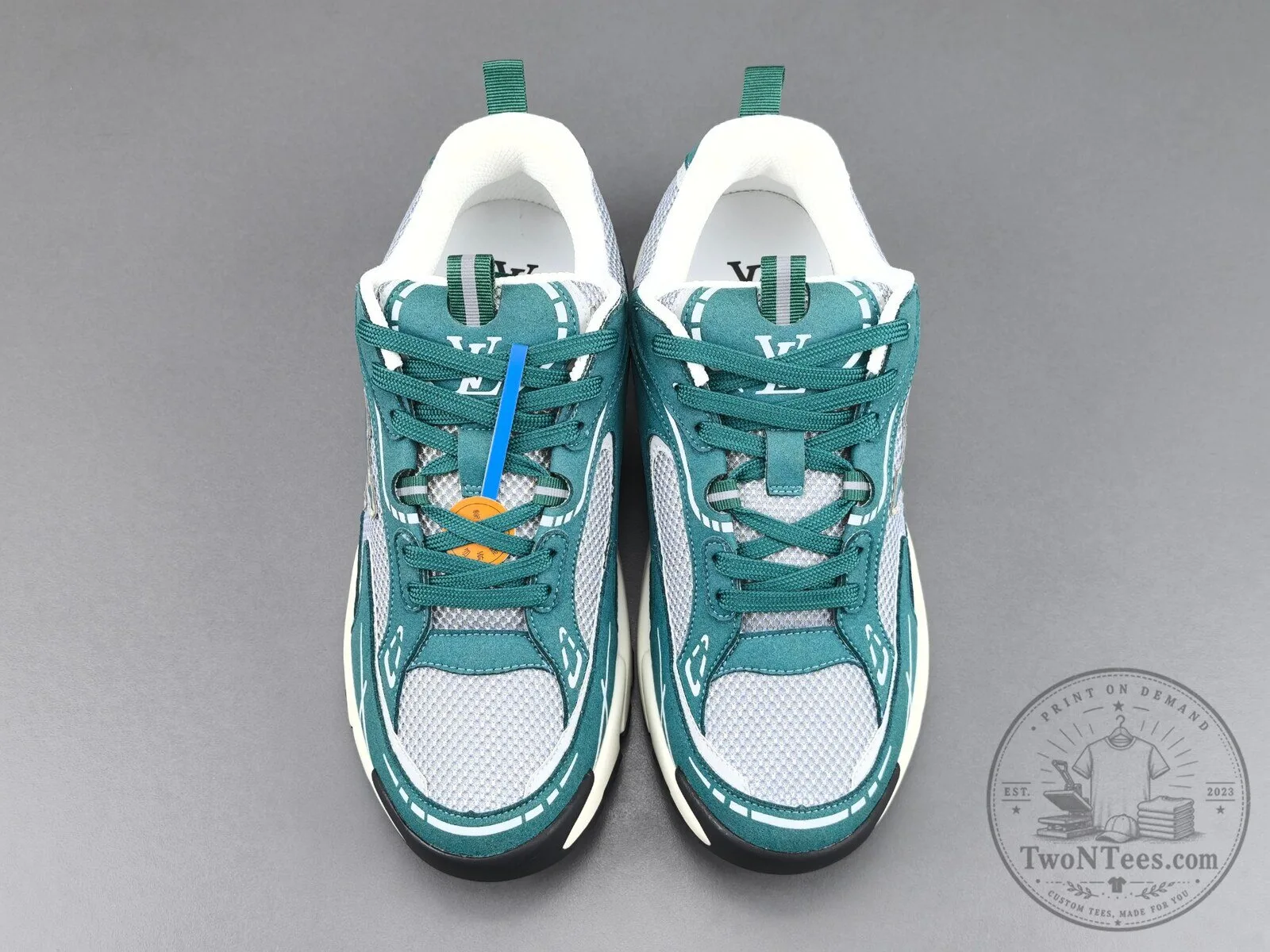Louis Vuitton Runner Tactic Green Mesh and Suede Sneakers 15 Louis Vuitton Runner Tactic Green Mesh and Suede Sneakers