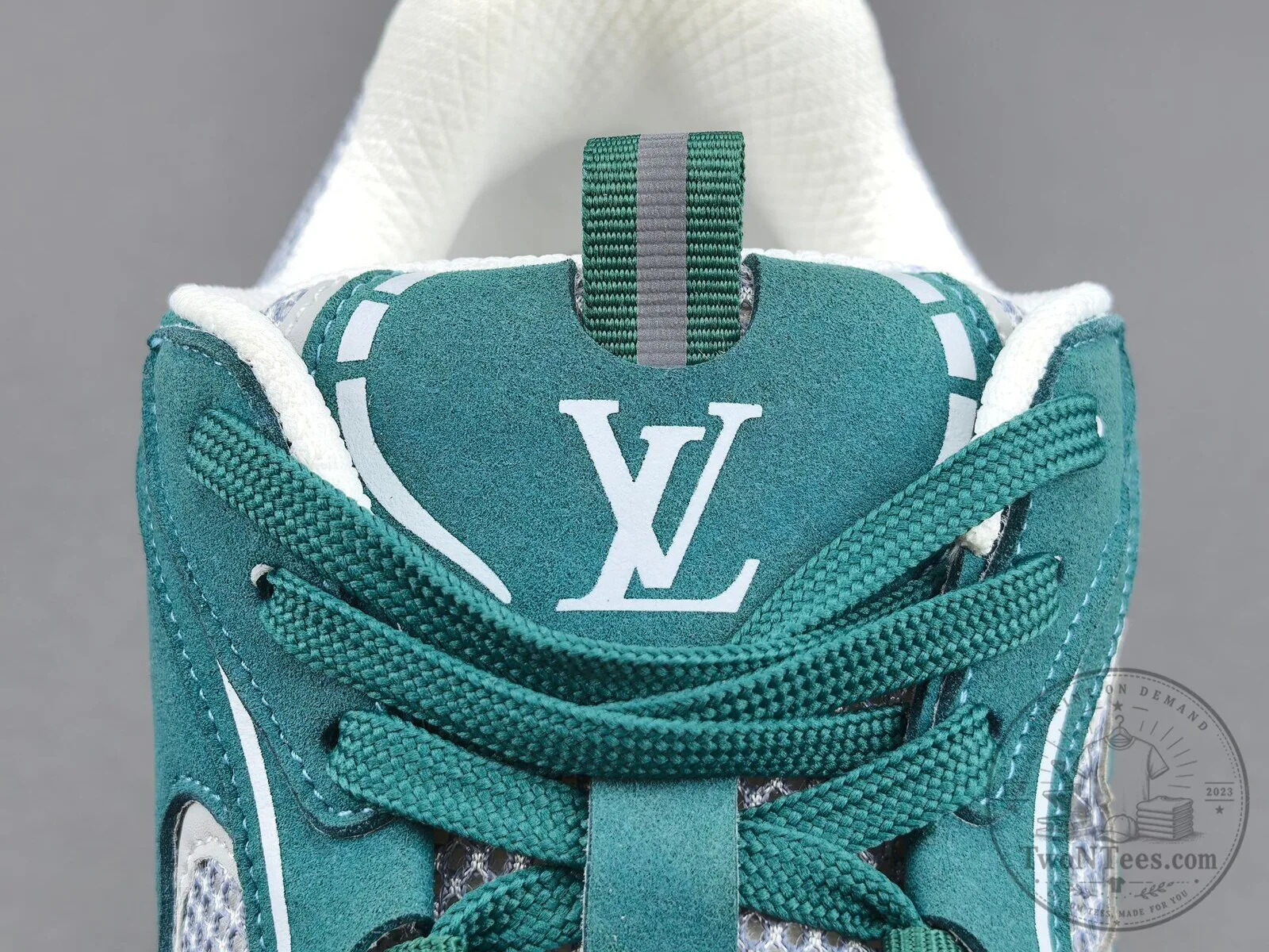 Louis Vuitton Runner Tactic Green Mesh and Suede Sneakers 23 Louis Vuitton Runner Tactic Green Mesh and Suede Sneakers