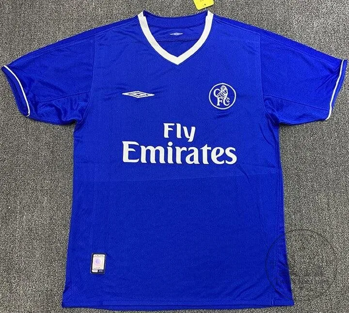 Chelsea Football Club 2003-2005 Home Retro Soccer Football Jersey