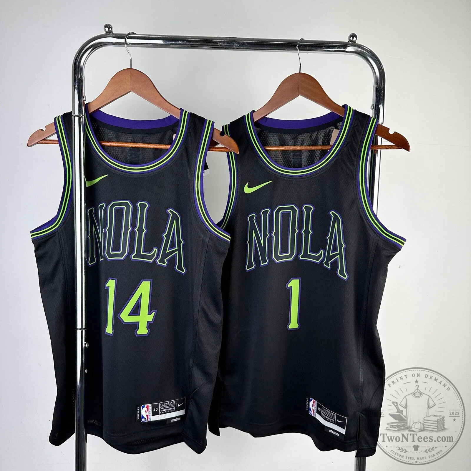 New Orleans Pelicans City Edition Black Basketball Jersey