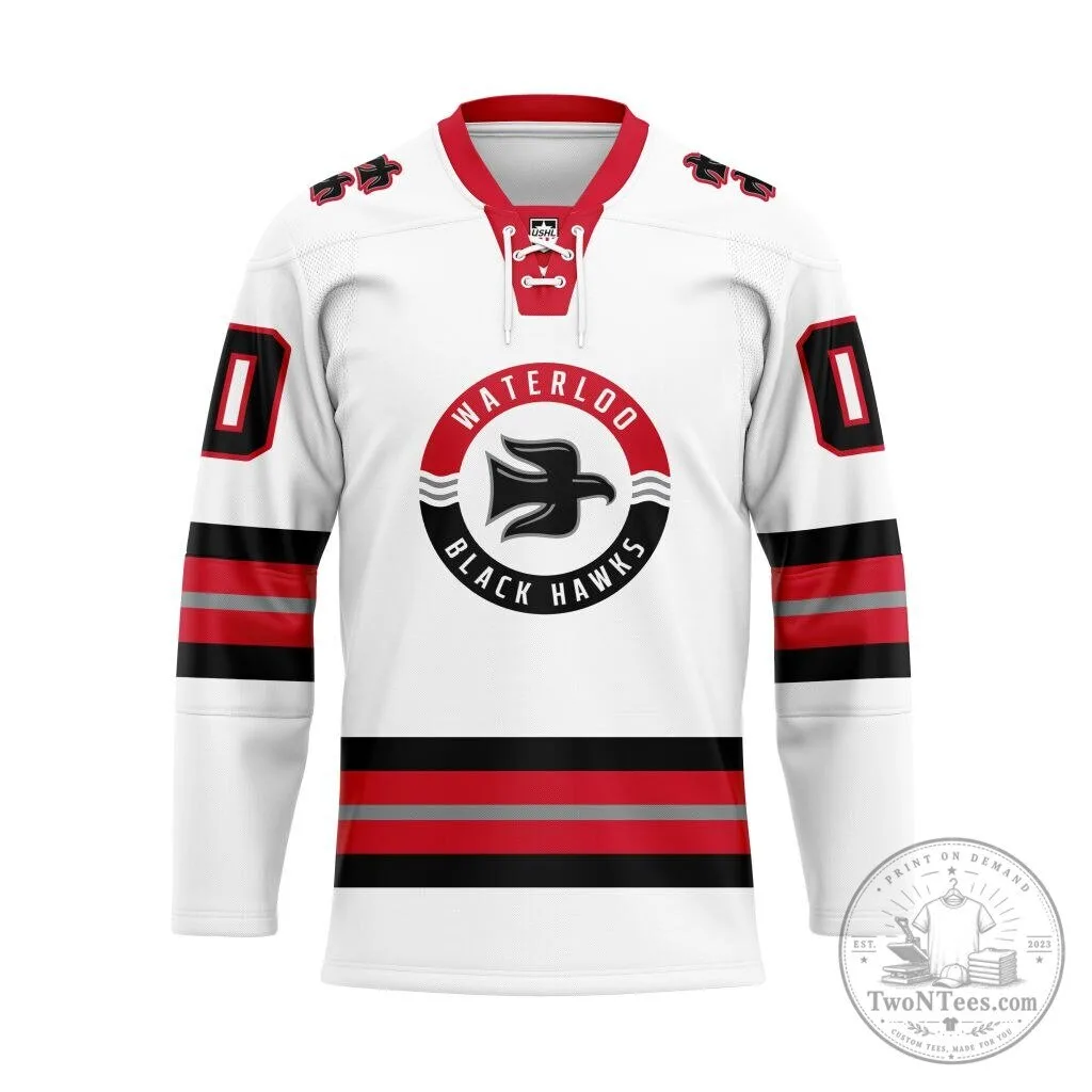 Waterloo Black Hawks USHL Ice Hockey Jersey