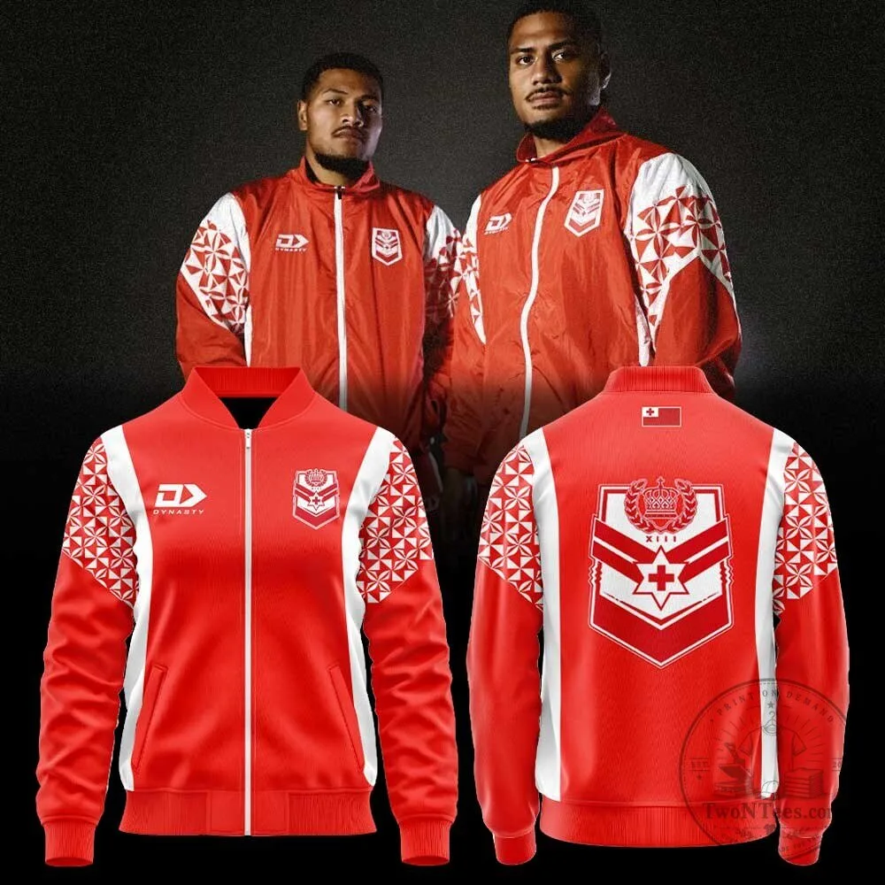 Tonga Rugby League 2026 Retro Track Jacket 2 Tonga Rugby League 2026 Retro Track Jacket